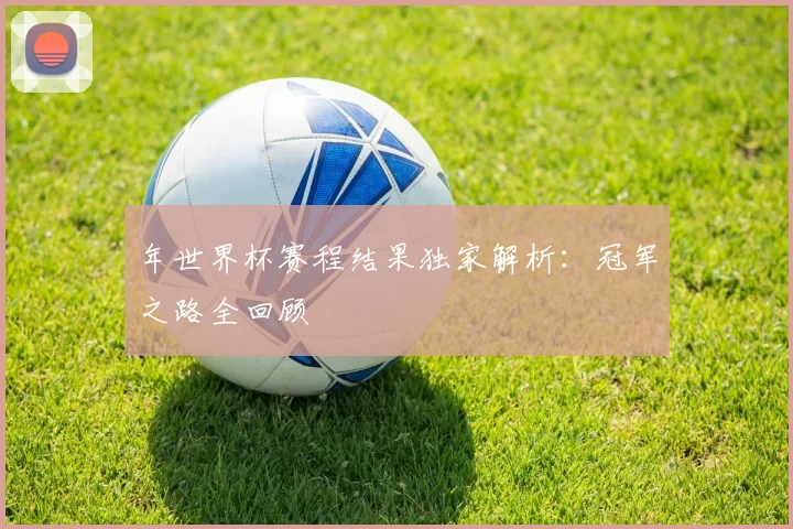 年世界杯赛程结果独家解析：冠军之路全回顾